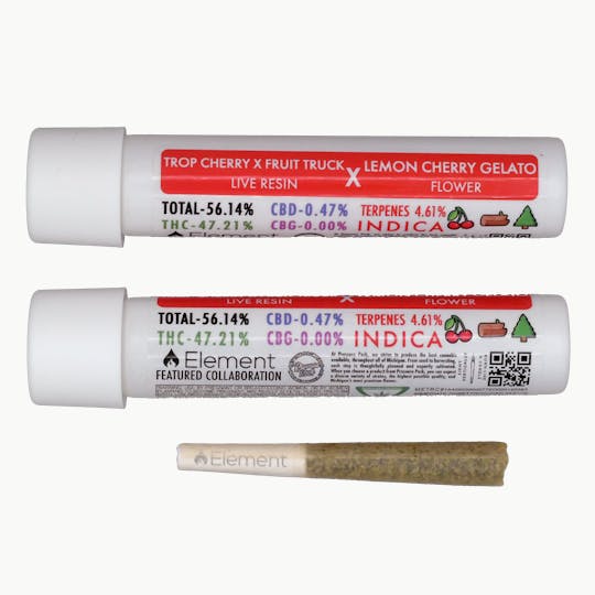 Element - Element Live Resin Joint 1g-Lemon Cherry Gelato x Trop Cherry x Fruit Truck - 1
