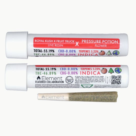 Element - Element Live Resin Joint 1g- Pressure Potion x Royal Kush x Fruit Truck - 1