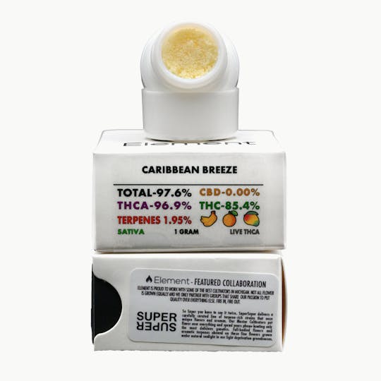 Element - Element Live THCA 1g - Caribbean Breeze - 1