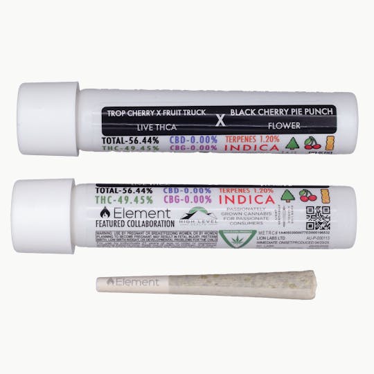 Element - Element Live THCA Joint 1g-Black Cherry Pie Punch x Trop CherryxFruit Truck - 1