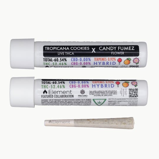 Element - Element Live THCA Joint 1g - Candy Fumez x Tropicana Cookies - 1