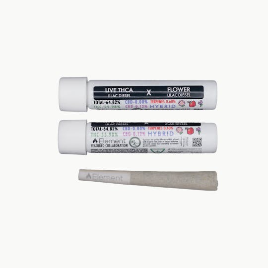 Element - Element Live THCA Joint 1g - Lilac Diesel - 1