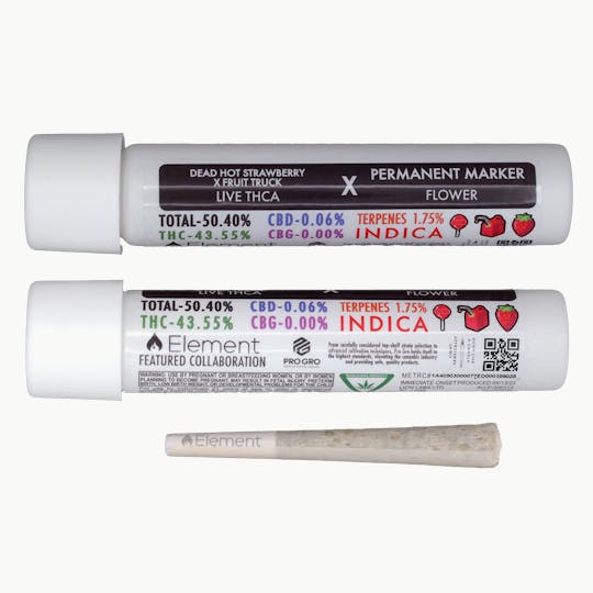Element - Element Live THCAJoint1g-Permanent Marker x Dead Hot StrawberryxFruit Truck - 1