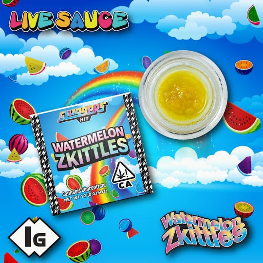 Sluggers Hit - Sluggers - Live Sauce - 1g - Watermelon Zkittlez - 1