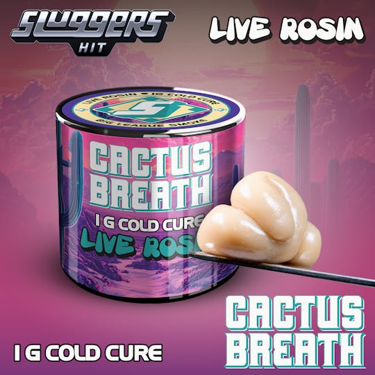 Sluggers Hit - Sluggers - Live Rosin - 1g - Cactus Breath - 1