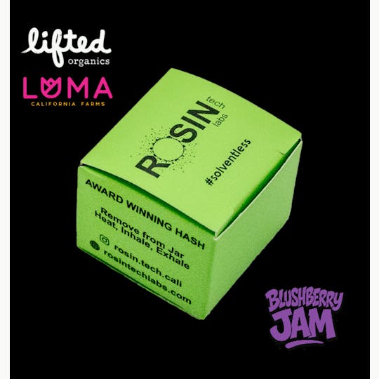 Rosin Tech Labs - Green Label - Blusberry Jam - Cold Cure 1G - 1