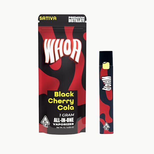 Whoa - Black Cherry Cola All-In-One 1G Vape - 1
