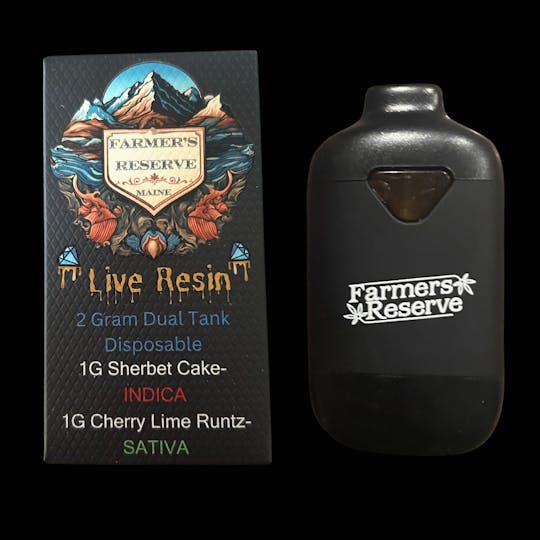 Farmers Reserve - 2 Gram Flavor Switch Pod-1G-Sherbet Cake + 1G-Cherry Lime Runtz - 1