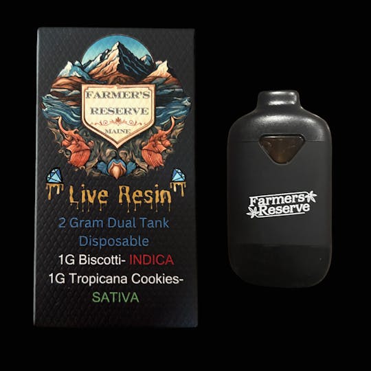 Farmers Reserve - 2 Gram Flavor Switch Pod-1G-Biscotti + 1G-Tropicana Cookies - 1