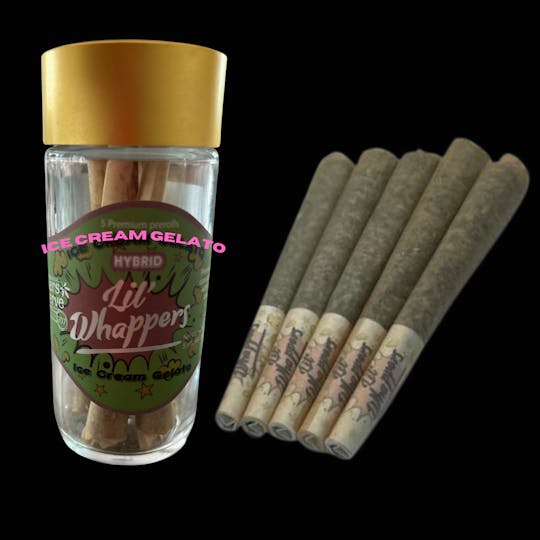 Farmers Reserve - Lil Whappers infused prerolls Ice Cream Gelato pack of 5 - 1