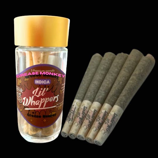 Farmers Reserve - Lil Whappers infused prerolls Grease Monkey pack of 5 - 1