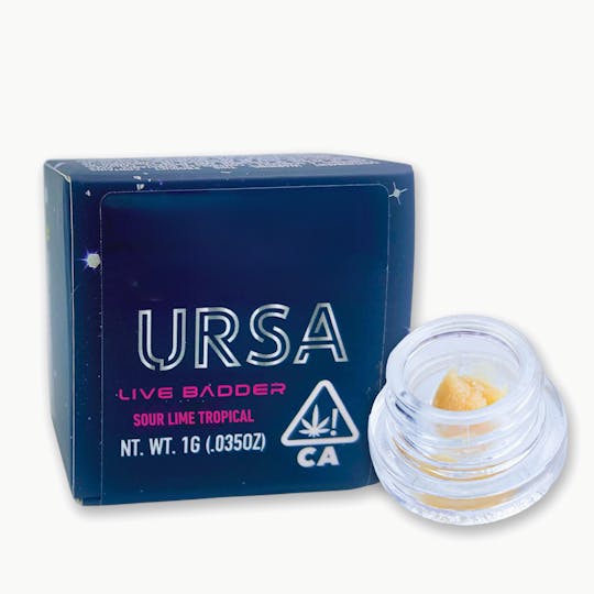URSA Extracts - Sour Lime Tropical 1G Live Badder - 1
