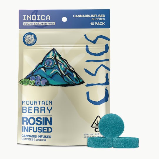 CLSICS Rosin & Rosin Infused Pre Rolls - Mountain Berry - 10Pk GUMMIES LIVE ROSIN INFUSED - 1
