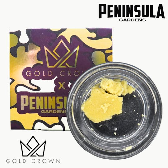 Gold Crown - Gold Crown x Peninsula Gardens | Crumble 1g | Party Poppers - 1