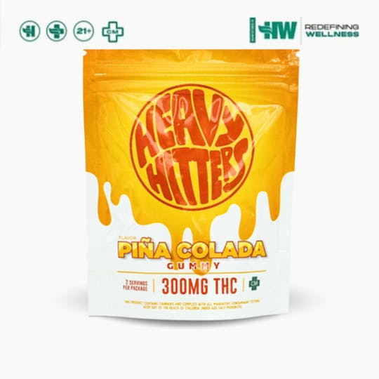 Health Weed - HW Heavy Hitter PinaColada 300mg - 1