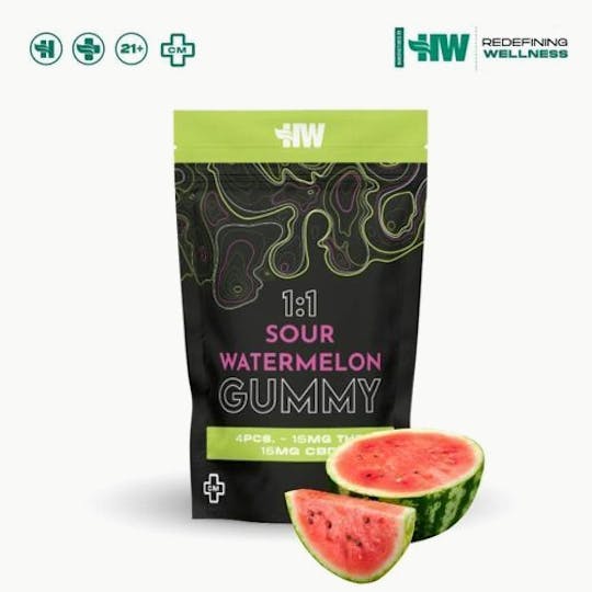 Health Weed - HW Sour Watermelon 1:1 - 1