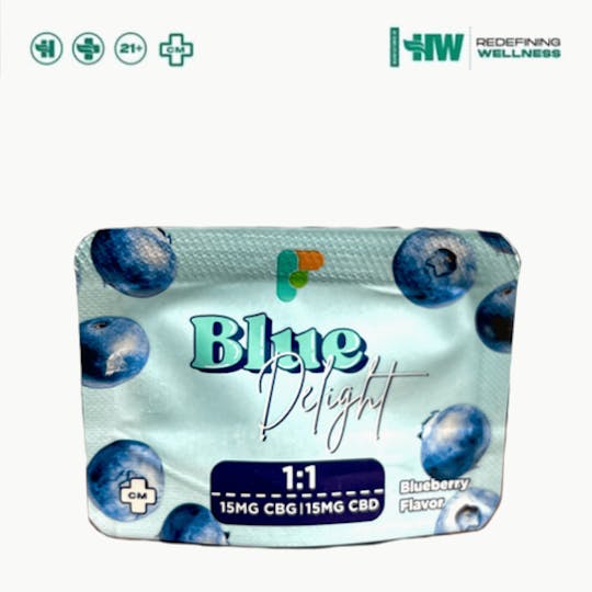 Health Weed - HW Blue Delight 1:1 CBG/CBD - 1