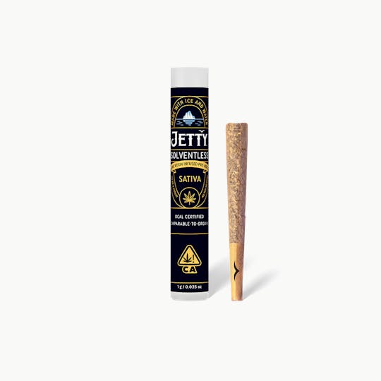 Jetty Extracts - Alcatraz OG x TCB OCal Live Rosin Infused Pre-Roll 1g - 1