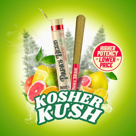 Papa's Herb - Kosher Kush 1G Preroll - 1