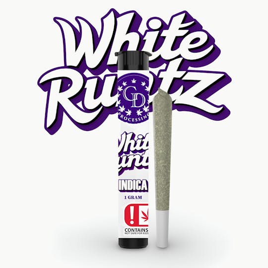 GD CANNABIS PROCESSING - 1G PRE-ROLL WHITE RUNTZ - 1
