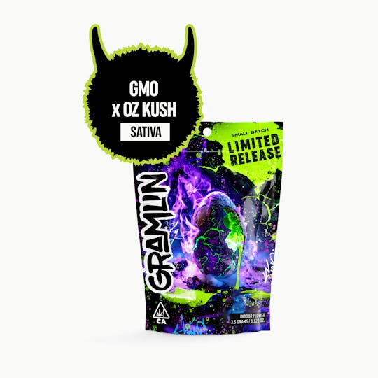 Gramlin - GMO x OZ Kush Flower 3.5g - 1