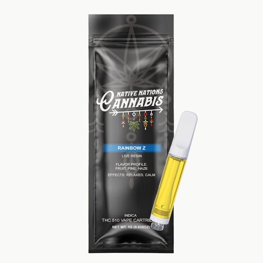 Native Nations Cannabis NY - NNC-NY 1g Vape Cartridge - Rainbow Z - 1