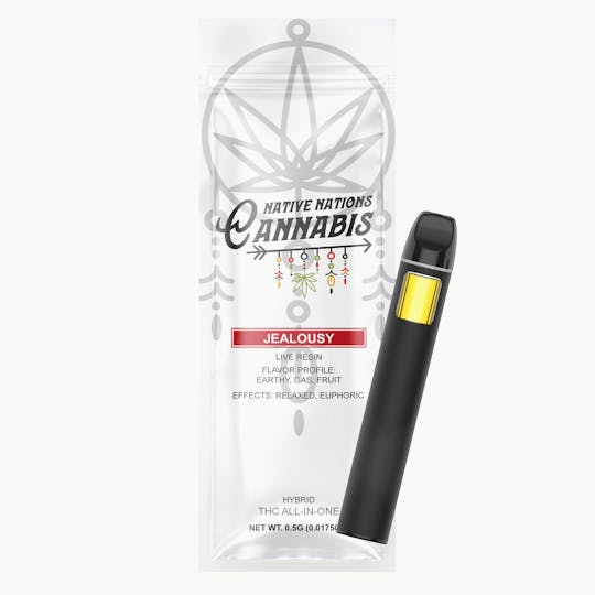 Native Nations Cannabis NY - NNC-NY .5g All In One - Jealousy - 1