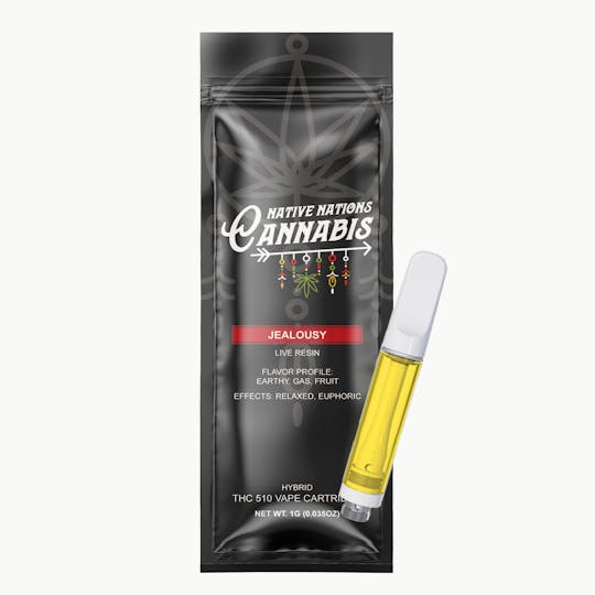 Native Nations Cannabis NY - NNC-NY 1g Vape Cartridge - Jealousy - 1