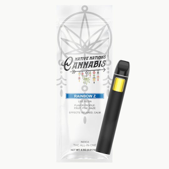 Native Nations Cannabis NY - NNC-NY .5g All In One - Rainbow Z - 1