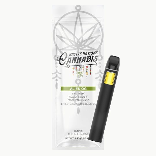Native Nations Cannabis NY - NNC-NY .5g All In One - Alien OG - 1