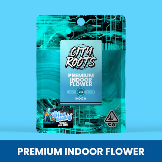 City Roots - Blue Zushi (Indica) Premium Flower 7g - 1
