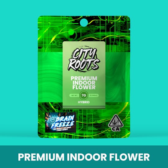 City Roots - Brain Freeze (Hybrid) Premium Indoor Flower 7g - 1