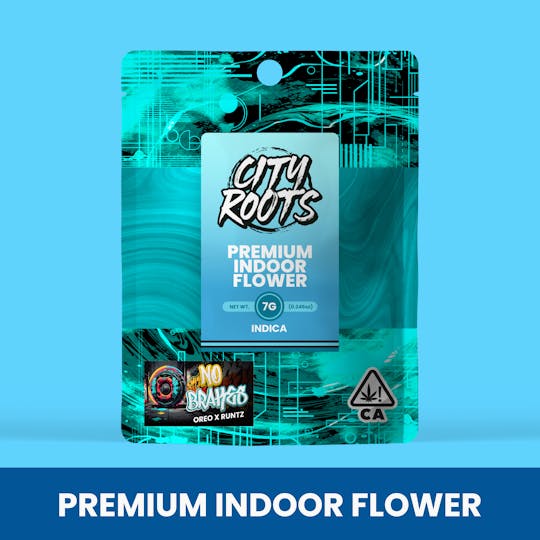 City Roots - No Brakes (Indica) Premium Flower 7g - 1