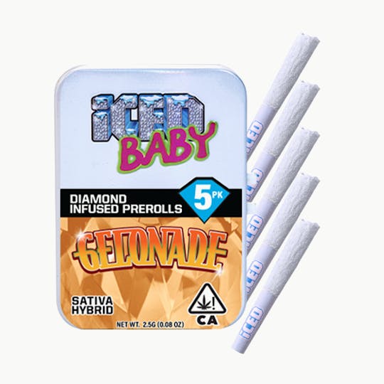 ICED - ICED - Infused Preroll - 0.5g 5pk - Gelonade - 1