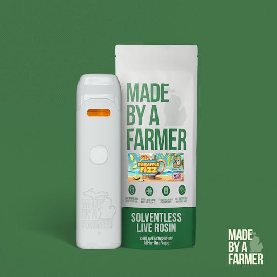 Made By A Farmer - Pineapple Fizz - 1g Live Rosin Vape x Wise Guys Farms - 1