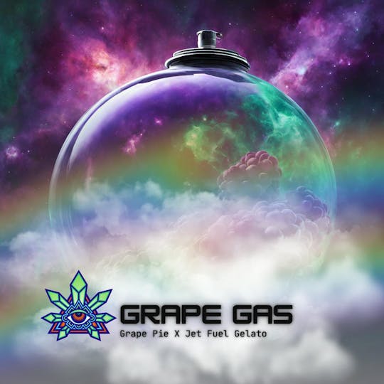 Emerald Visions - Grape Gas (.5)g Live Resin Cart - 1