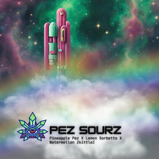 Emerald Visions - Pez SourZ (.5)g Live Resin Cart - 1