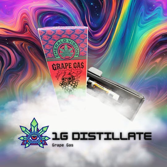 Emerald Visions - Grape Gas 1 Gram Cart - 1