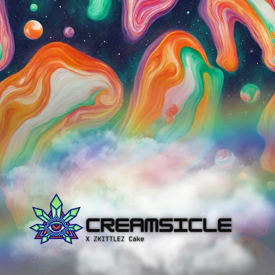 Emerald Visions - Creamsicle X Zkittlez Cake - 1g Loose Tobacco Free Blunt - 1