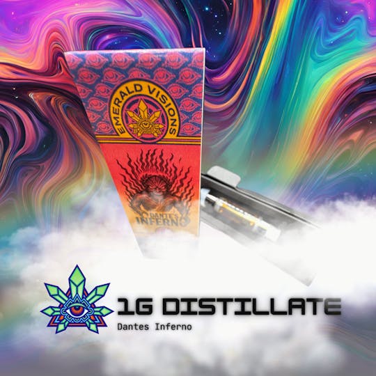 Emerald Visions - Dantes Inferno 1 Gram Cart - 1