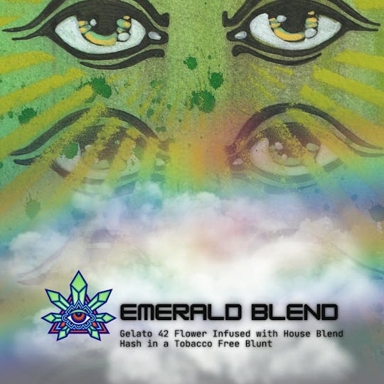 Emerald Visions - Emerald Blend Hash Infused Blunt - 1