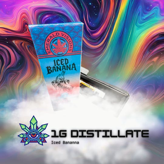 Emerald Visions - Iced Banana 1 Gram Cart - 1