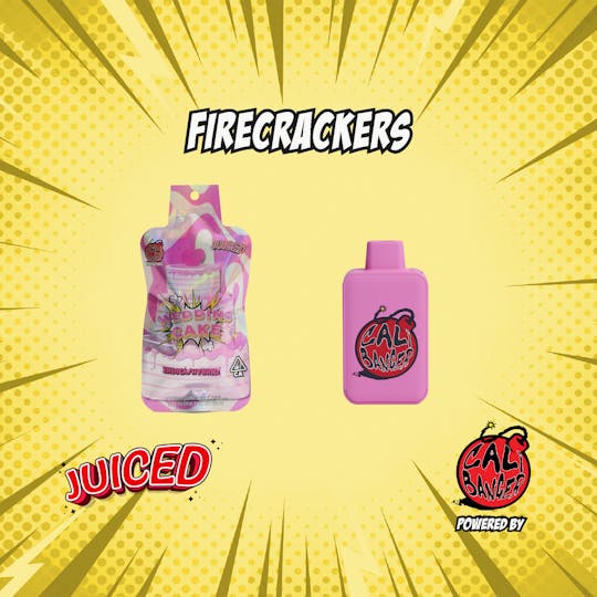 Firecracker by Cali Banger - Juiced Wedding Cake Disposable Vape 1.0 G - 1