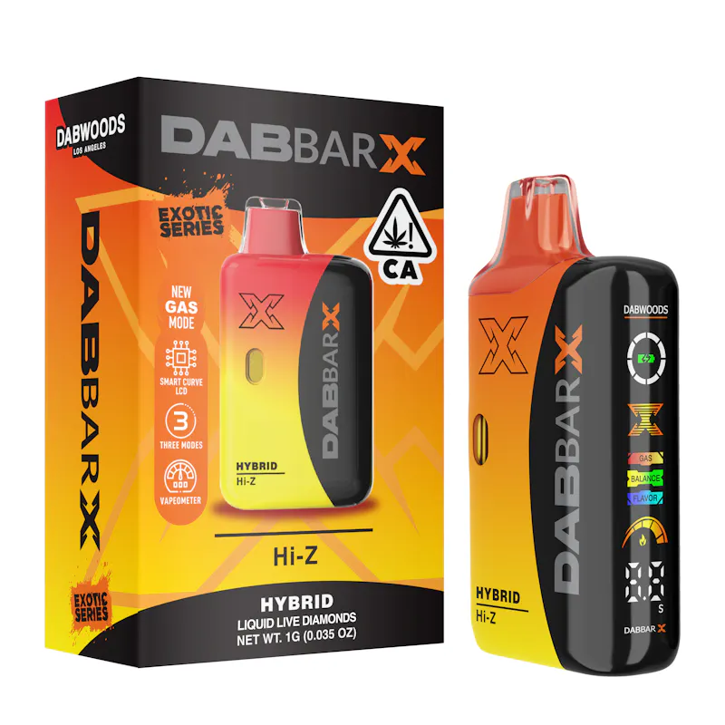 Dabwoods Hi-Z Dab Bar X Liquid Diamonds 1g
