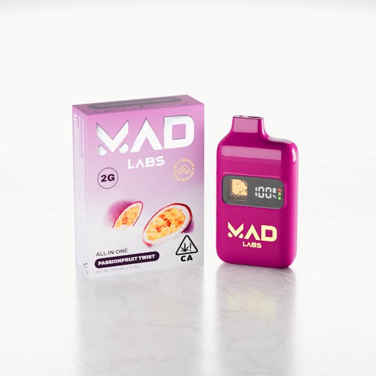 Mad Labs - Mad Labs - Passionfruit Twist - All-in-One Gold Edition 2G - 1