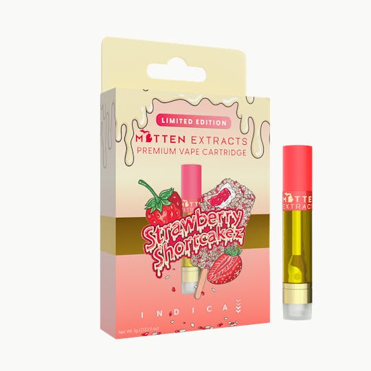 Mitten Extracts - Mitten Extracts - Strawberry Shortcakez 1g Vape Cartridge - 1