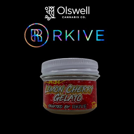 Rkive Reserve - Olswell x Rkive | Lemon Cherry Gelato | 5g | Hash Rosin - 1