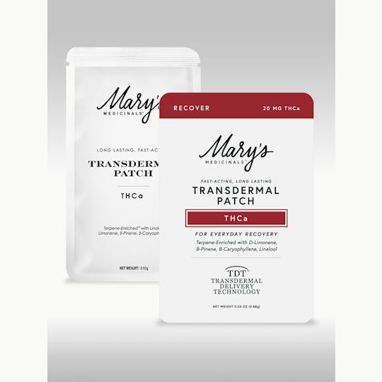 Mary's Medicinals™ - Mary's Medicinals | Recover THCA | Transdermal Patch | 20mg - 1