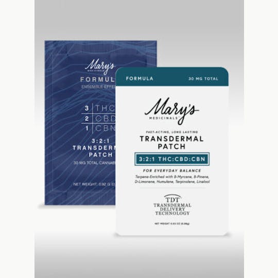 Mary's Medicinals™ - Mary's Medicinals | 3:2:1 Formula | Transdermal Patch | 30mg - 1