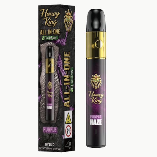 Honey King - HONEY KING 1.1G ALL-IN-ONE - PURPLE HAZE - 1